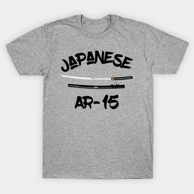 Japanese AR 15 T-Shirt by MessageOnApparel